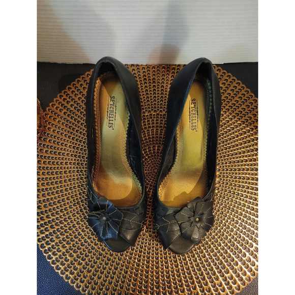 Seychelles Peep Toe Heels Size 8.5 - Picture 3 of 8